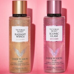 Victoria's Secret Fashion Show 2025 Shimmer Fragrance Mist Set of 2 NEW